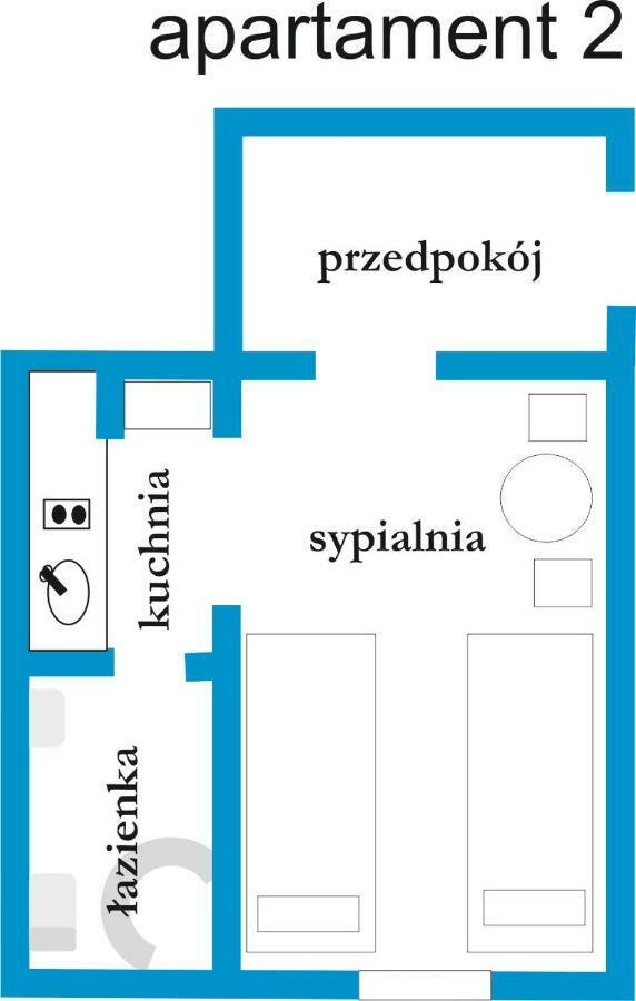 Mini Apartament Marine Свиноуйсьце Экстерьер фото